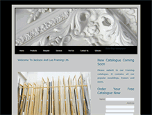 Tablet Screenshot of jacksonsframing.co.uk